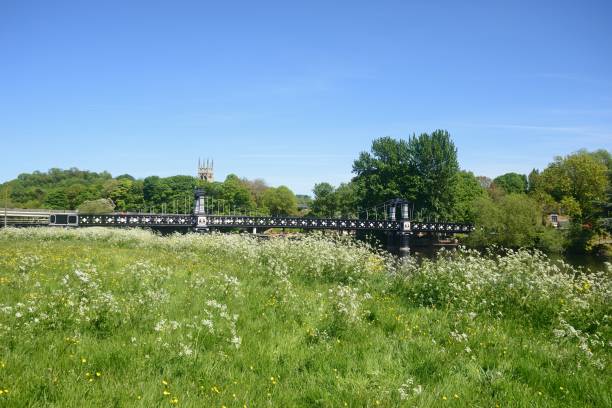 istock Ferry bridge, Burton upon Trent, UK. 1133984958