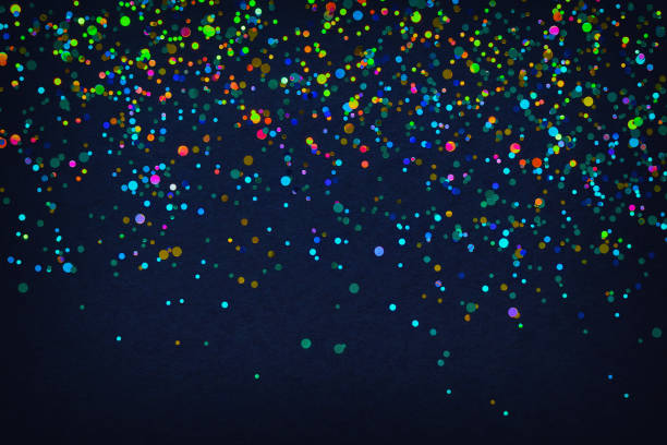 istock Glitter background. Christmas texture for your design and text. Multicolored sweets on a dark background 1133987403