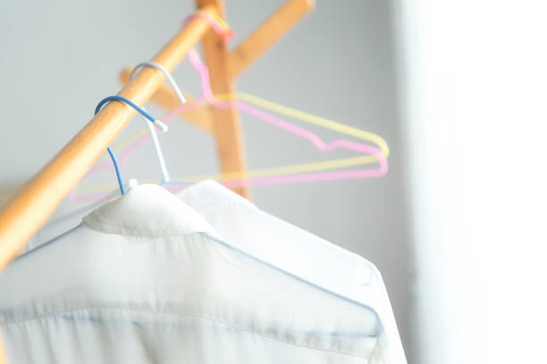 istock White chemise is on hanger 1133995454