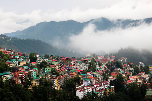 residential district - kathmandu imagens e fotografias de stock