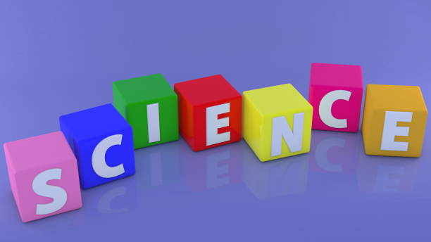 istock Science concept on colorful toy cubes 1133996664