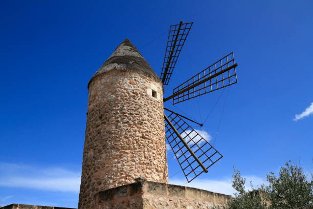 istock Old windmill in Sineu, Mallorca, Spain 1133999474