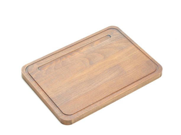 istock handmade cutting board, unusual shape, made of wood on a white background 1134000712