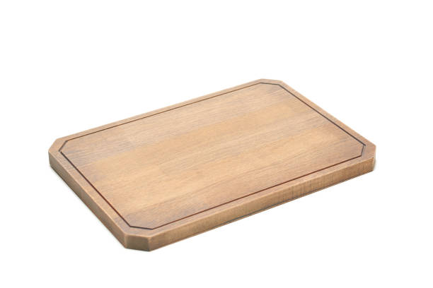 istock handmade cutting board, unusual shape, made of wood on a white background 1134000793