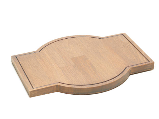 istock handmade cutting board, unusual shape, made of wood on a white background 1134000942