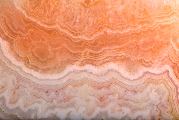 istock mineral structure of orange color agate 1134002327