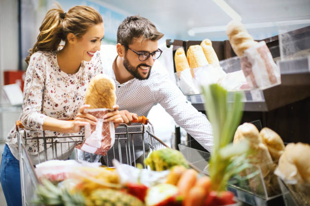istock Buying freshly baked bread. 1134003539