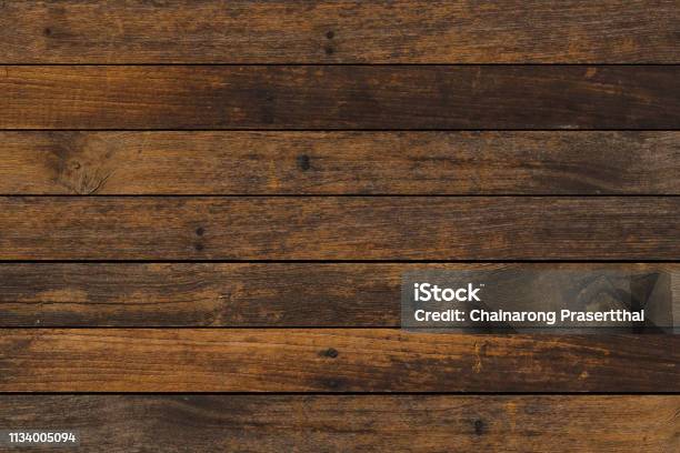 Vintage Invecchiato Marrone Scuro Colore Legno Strisce Sfondi Trama Per Il Design Come Presentazione Promuovere Prodotto Fotomontaggio Banner Annunci E Web - Fotografie stock e altre immagini di Legno