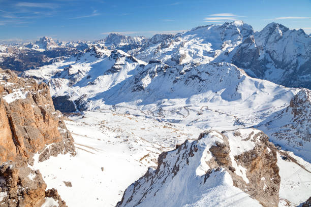 istock View from Sass Pordoi, Arabba-Marmolada, Dolomites, Italy 1134005554