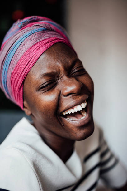 istock Beautiful African woman 1134007406