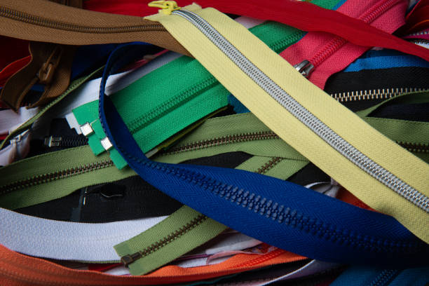 istock Bunch of multicolored zippers 1134008253