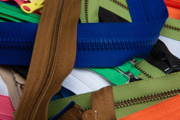 istock Bunch of multicolored zippers 1134008342