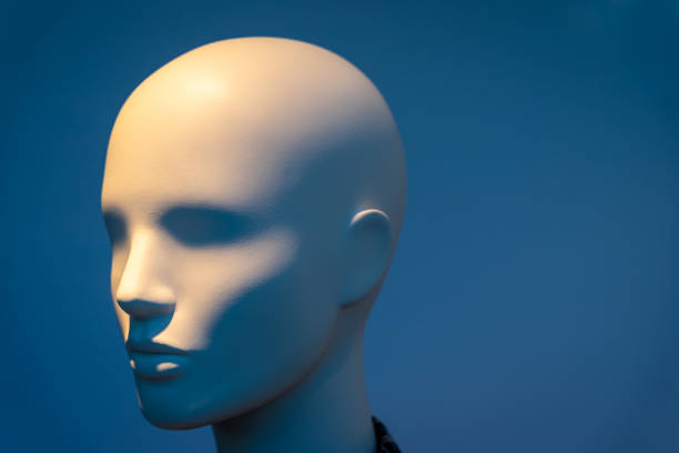 istock Close-Up Of Mannequin Against Blue Background 1134013693