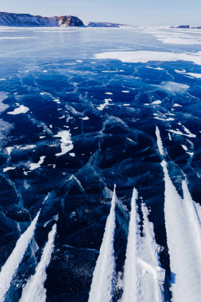 istock Spectacular winter landscape. Abstract arctic winter background 1134018653