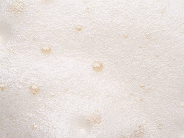 istock Beer or cappucino foam with bubbles texture 1134020153