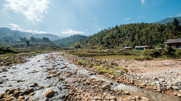 istock River Along a Village in Sapa 1134025230