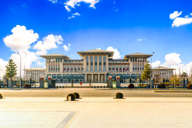 bureau présidentiel à ankara, turquie - president photos et images de collection