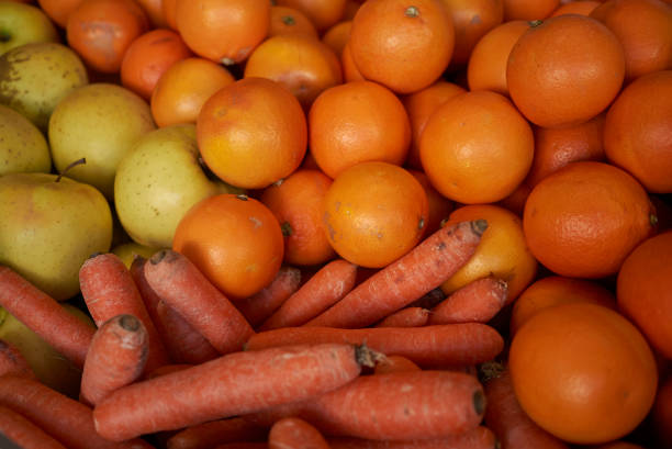Assorted fruits in a market