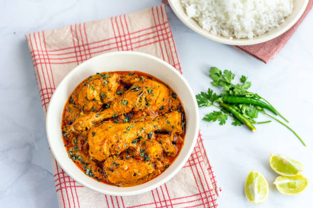 istock Chicken Curry and Rice -  Traditional Indian Food 1134048869