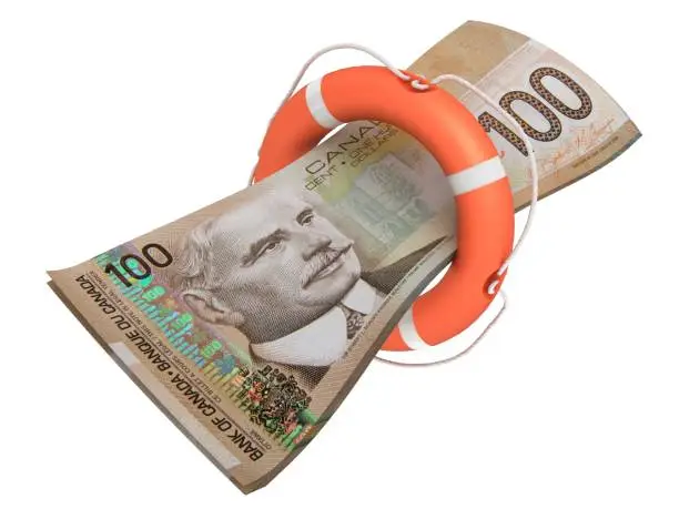 Canadian money help fund lifebelt