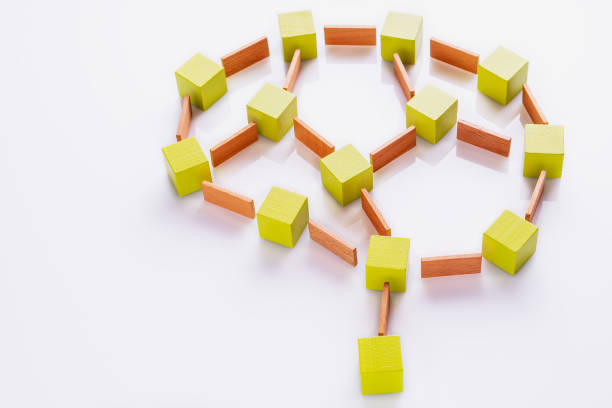 istock Human brain is made of multi-colored wooden blocks 1134051688