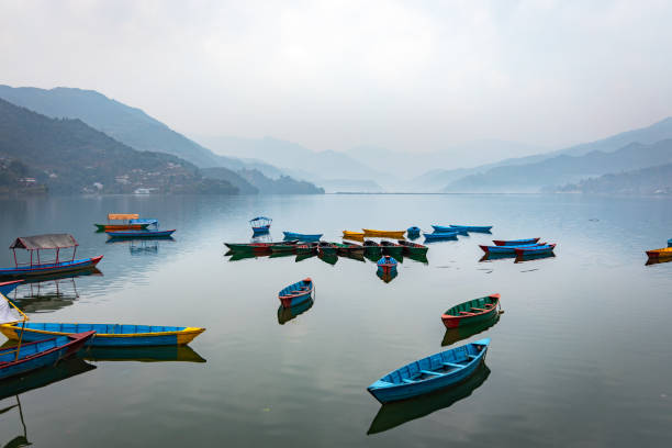istock Boats on Phewa Lake 1134053992