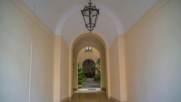 istock A small hallway inside the church in Vatican Rome Italy 1134057850