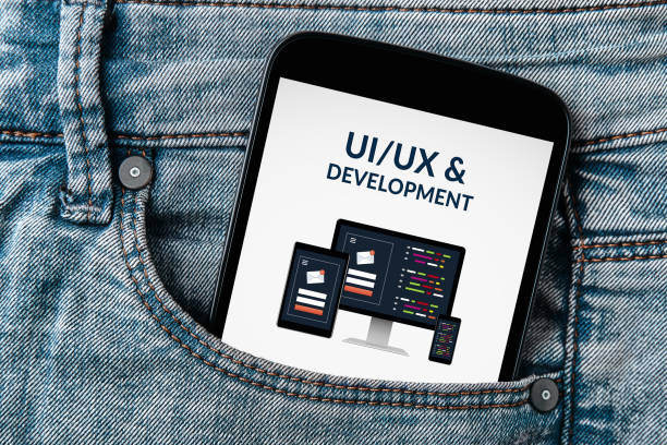 istock UI/UX design and development concept on smartphone screen in jeans pocket 1134062801