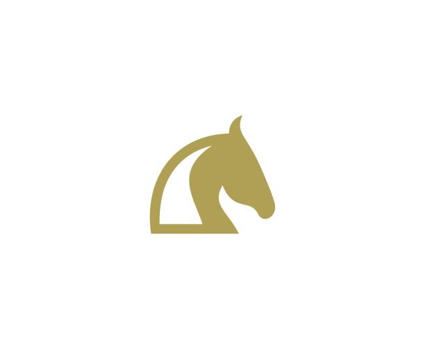 ilustraciones, imágenes clip art, dibujos animados e iconos de stock de icono de caballo - stallion