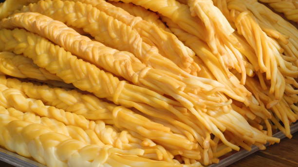 istock Long waffles with the braids style on it 1134066442