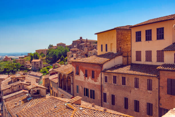 istock Italian town from above 1134068947