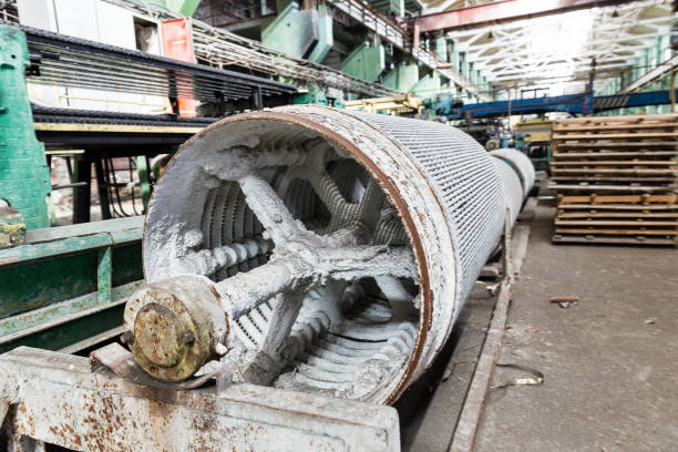 istock Slate production plant. Conveyor line 1134071574