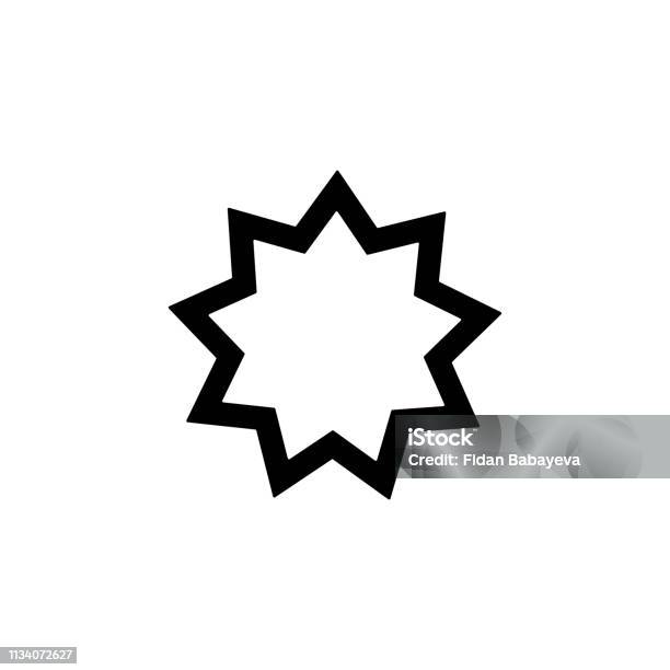 Religion Symbol Baha Icon Element Of Religion Symbol Illustration Signs And Symbols Icon Can Be Used For Web Logo Mobile App Ui Ux Stock Illustration - Download Image Now