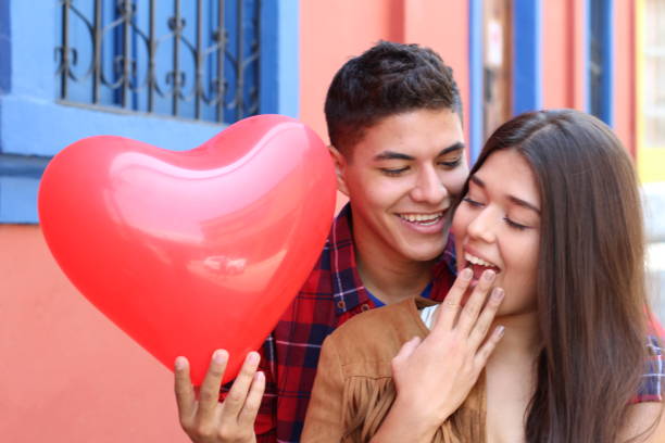 istock Romantic boyfriend surprising his girl 1134072831