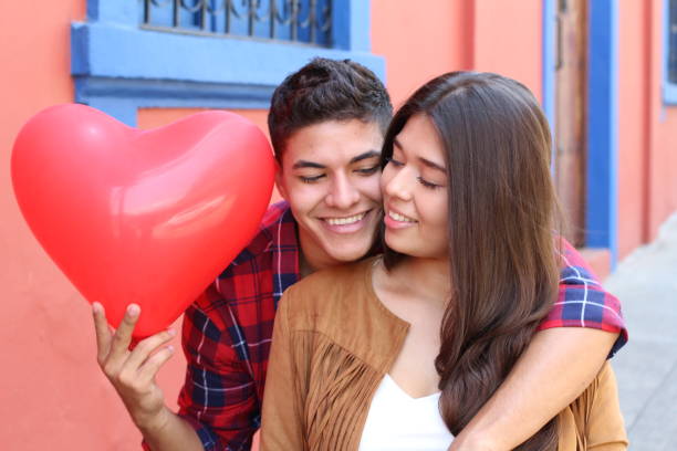 istock Romantic boyfriend surprising his girl 1134072856