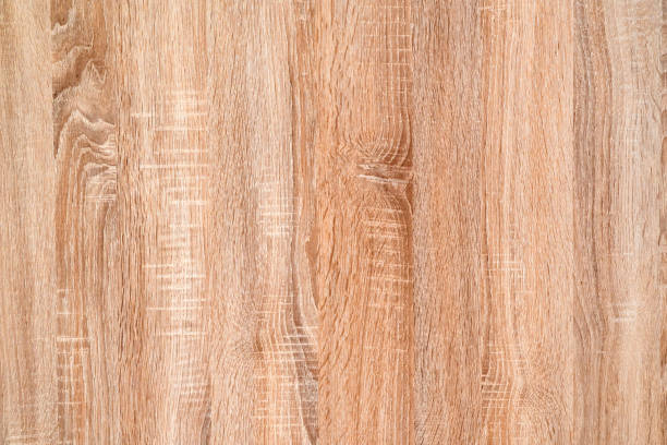 istock Light wooden floor planks background, oak texture laminate 1134074152