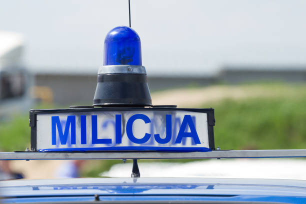 istock Retro police car 1134079690