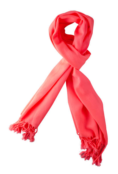 istock scarf summer. multicolored scarf. Scarf top view 1134084298