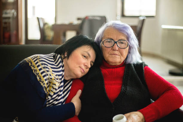 istock Happy mother and daughter portrait 1134093356