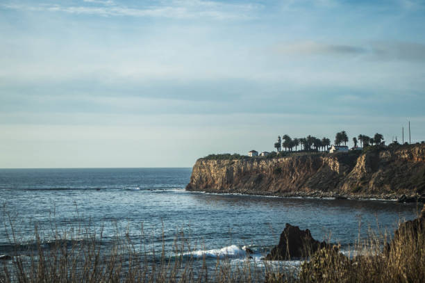 istock Waves crash on the shoreline at Bluff Creek in Palos Verdes, CA 1134094836