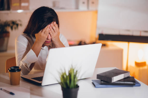 istock Businesswoman working in her office 1134097952