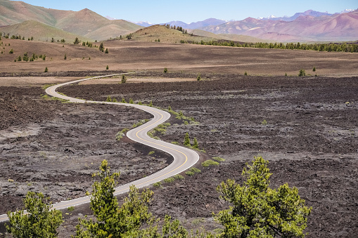 The Loop Road, cráteres del Parque Nacional de la luna, Idaho photo