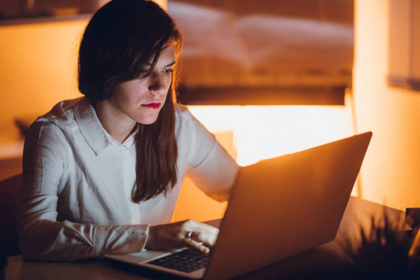 istock Businesswoman working in her office 1134098153