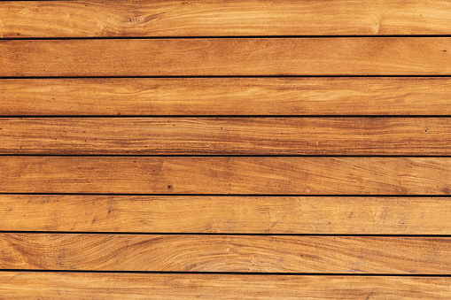 The texture of the pine boards.