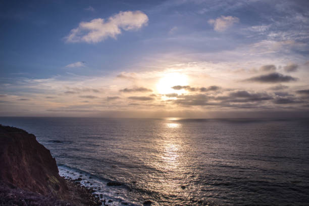 istock Scenic view from Point Vicente Lighthouse in Palos Verdes, CA at sunset 1134099865