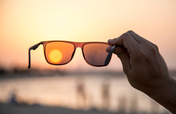 istock Sunset trough the sunglasses 1134101341