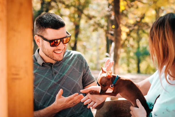 istock Couple loving their pet 1134111243