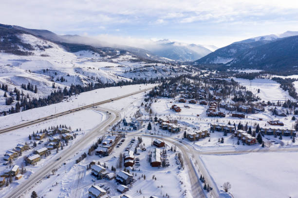 istock Keystone Colorado Aerial Panorama Winter Snow 1134112882