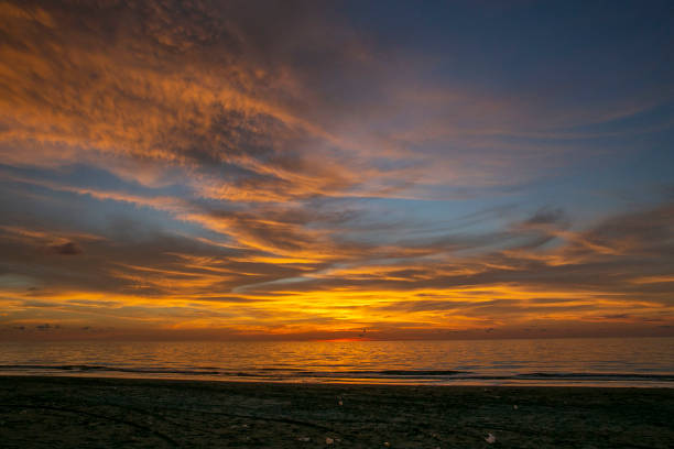 istock Twilight after sunset on the beach 1134115673