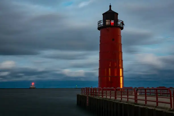 Photo of Milwaukee pierhead lighthouse.